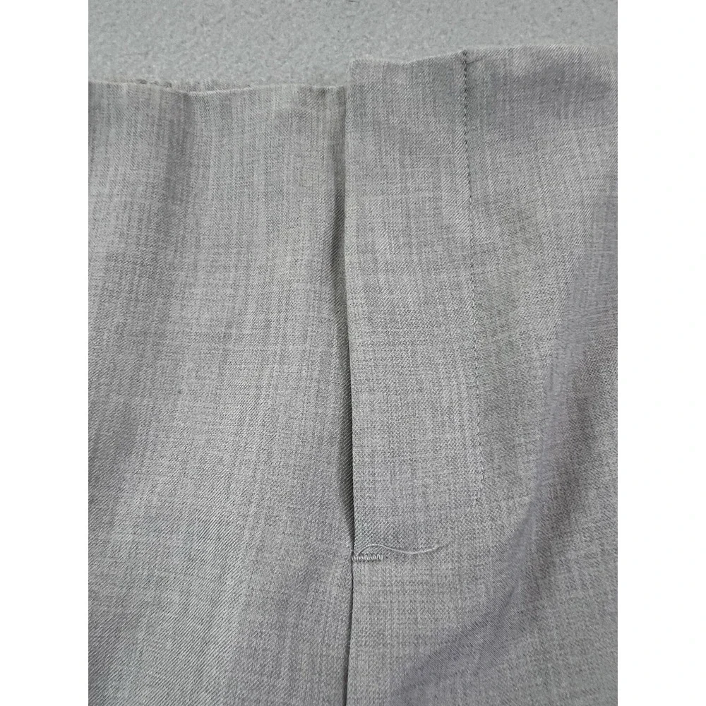 Halara Mid Rise Pocket Casual Tapered Pants Ankle Length Light Gray Small